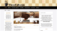 Desktop Screenshot of chesscafe.com