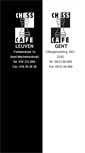 Mobile Screenshot of chesscafe.be